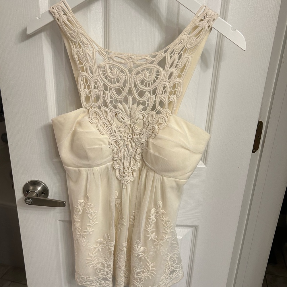 WHBM lace top